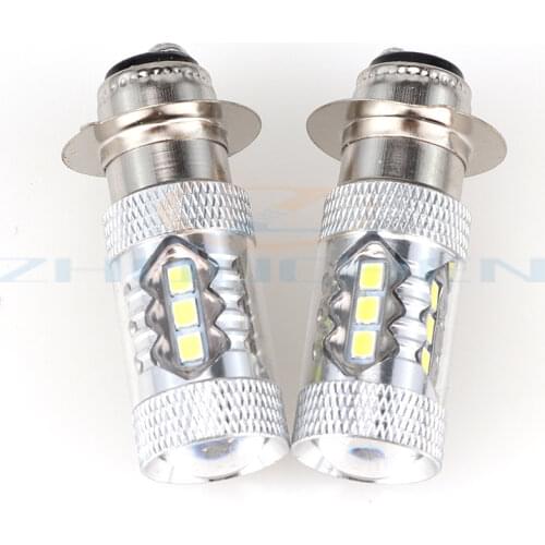 Motorcycle 2PCS 80W Super LED Headlights Bulbs For YAMAHA ATV YFM350 400 450 660 700 Raptor Blaster 200 Banshee 350 Grizzly