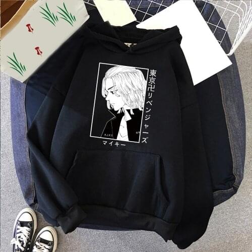 Tokyo Revengers Hoodie Casual Anime Pullovers Tops Loose Harajuku Autumn Man Cloth