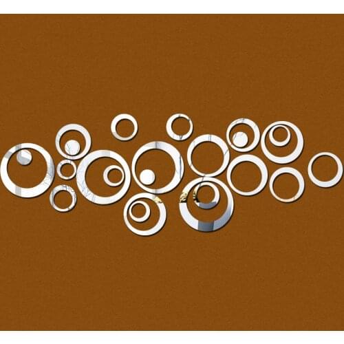 Wall sticker Acrylic mirror home decorations kitchen Pattern diy large 3d stickers Modern Furniture Stickers Pattern