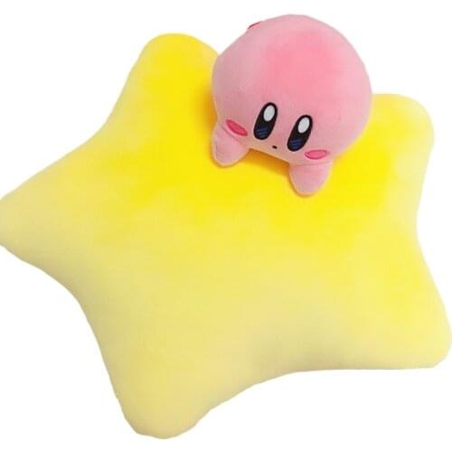 2021 New 54*28Cm Japan Anime Everyday Star Kirby Last One Prize Cushion Kawali Soft Plush Sitting Plush Doll Pillow Kids Toys