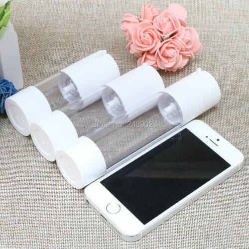 Travel Mini Refillable Bottles White Airless Bottles Empty Cosmetic Containers Make Up Tools Packaging 2 pcs/lot In Stock