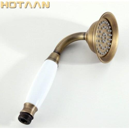 Retail & wholesale solid copper antique brass handheld shower luxury batnroom Hand Shower Head YT-5191
