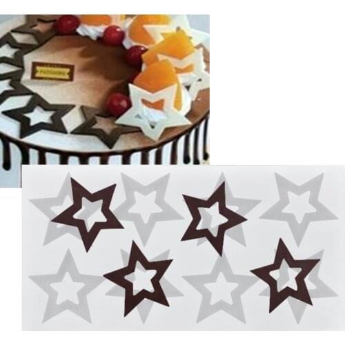 Silicone 3D Star Shape Chocolate Mould Cupcake Decor Muffin Pan Baking Stencil Cake Decorating Tool Cake Decorating Tools