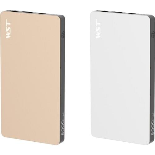 WST power bank comes with line three-in-one multi-function ultra-thin fast charging suitable for Android mobile phone power bank