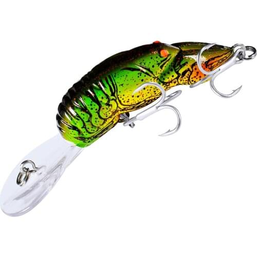 Crankbaits Top Water Fishing Lure 10g 9cm Hard Artificial Bass with 6# Hook Hard Swimming Crank Baits Wobblers Tackle 8 Colors