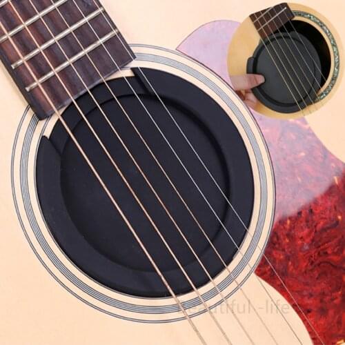 8.6/10/10.2cm Silicone Classic Guitar Buster Sound Hole Cover Guitar Noise Reduction Guitar Reduce Noise Accessories