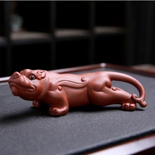 Zisha Tea Pet Lucky Animal Doll Tea Table Decoration Boutique Tea Ceremony Tea Pet Home Zen Tea Set Accessories