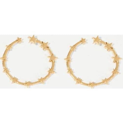 Женские золотые серьги Dailuoyao China At AliExpress