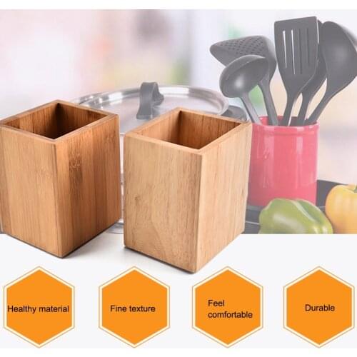Tableware Holder Wooden Kitchen Chopsticks Drying Container Stand Floormounted Storage Rack Cutlery Organizer Household Supplies