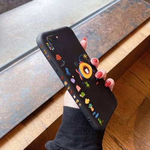 For Realme C1 C2 C3 C12 C15 C17 C21 C25 c25s Case with Cartoon animal Back Cover Silicone anti falling casing