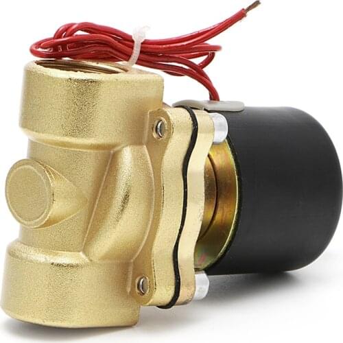 3/4" 220V Electric Solenoid Valve Pneumatic 2 Port Water Oil Air Gas 2W-200-20 deng LS'D Tool