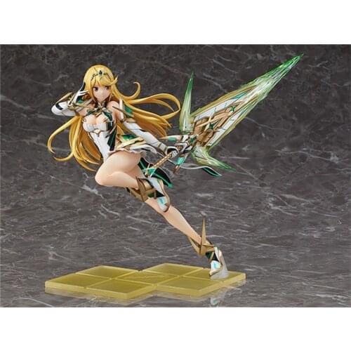 Anime game Xenoblade Chronicles 2 The Holy Grail of the Sky Mythra Heroine Xiaji Ziye Sexy Beauty 1/7 Boxed Figure About 27CM
