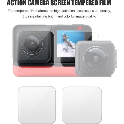 Sport Camera Tempered Film Set Camera HD Protective Film Screen Protector Camera Accessories For Insta360 ONE R