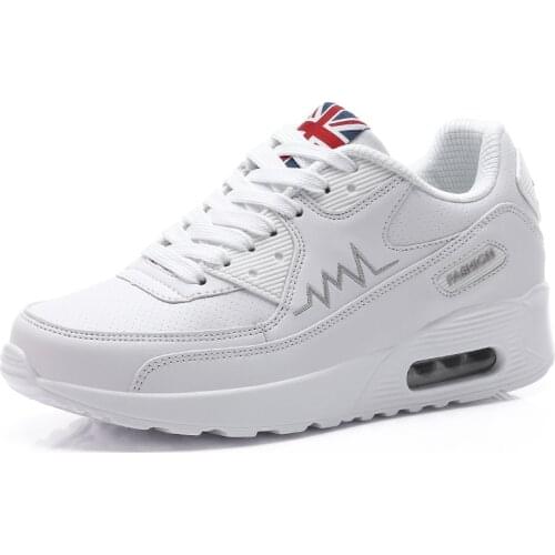 Running Shoes Flat Trend Sports Shoes Ventilation Woman Running Shoes Korean Air Cushion Women Single Shoes Vogue Sneaker