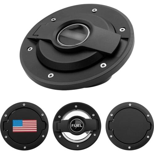 Gas Tank Cap Cover Fuel Tank Cover 4-Door 2-Door for Jeep Wrangler Jk & Unlimited 2007-2017 Replacement Part Car Accessories