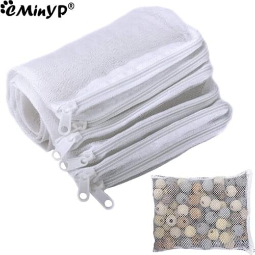 5Pcs Aquarium Filter Media Bags With Zipper For Fish Tank Charcoal Pelletized Remove Activated Carbon Biospheres Ceramic Rings