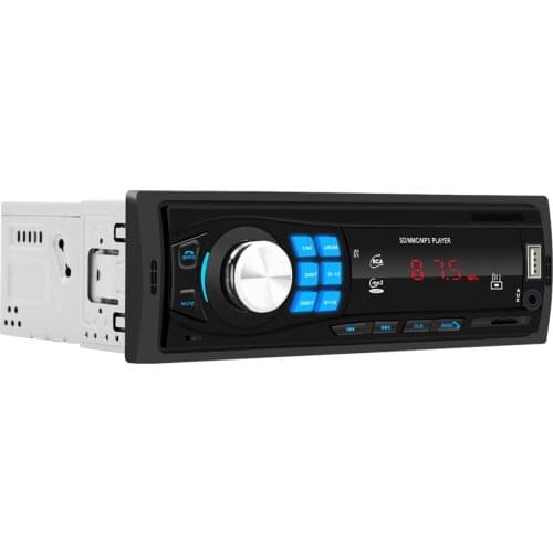 New 12V Universal Car MP3 Player USB/AUX-In/BT Audio Player Car Bluetooth MP3 Player Card USB Flash Drive Black