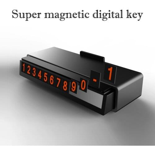 Car Number Parking Telephone Car Numbers Moving License Plate Car Parking Card Number Plate Night Light Digital Temporary