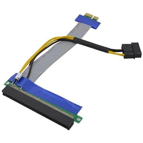 Oem Riser 1X To 16X + Molex Power Extension PCIE 1X To 16X Riser Köprül