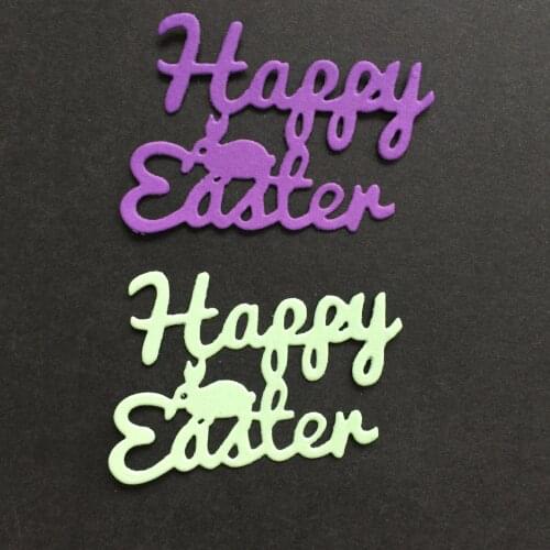 Easter Bunny Egg Series Metal Cutting Dies Stencil Scrapbooking DIY Album Stamp Paper Card Embossing Decor Craft