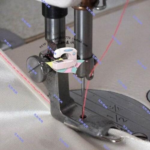 Industrial sewing machine Flat car thin material crimping foot 3.2mm binder 1/8 presser foot Sewing machine presser foot