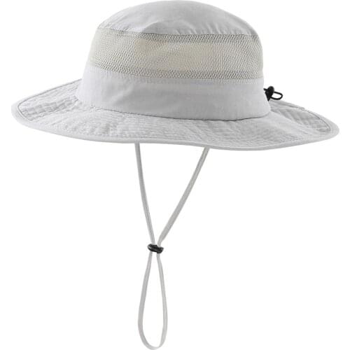 Connectyle Mens Lightweight Sun Hat Wide Brim UV Protection Sun Cap Bucket Fishing Sun Hats