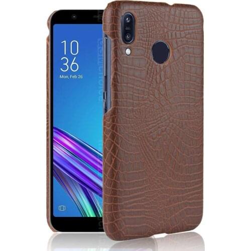 SUBIN New Case For ASUS ZENFONE MAX (M1) ZB555KL 5.5" luxury Crocodile Skin PU Leather Back Cover Phone Protective Case