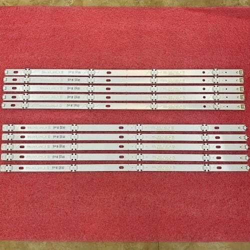 10pcs/set LED Backlight Strip For LG 55LJ6105w 55UJ6309 55UJ635V 55UJ634V 55UJ630V SSC_55LJ55/55UJ63_A B Eav63632405 55LJ6105