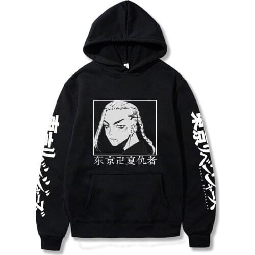 Tokyo Revengers Hoodie Sweatshirt Men Cool Manga Sweatshirt Streetwear Hoody