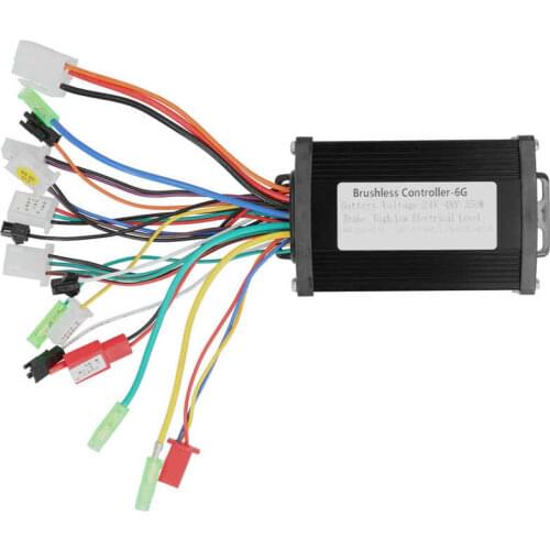 24V-48V-64V 350W Electric Scooter Controller 6Tube Sinusoid Mute Electric Bicycle E-bike Intelligent Brushless Motor Controller