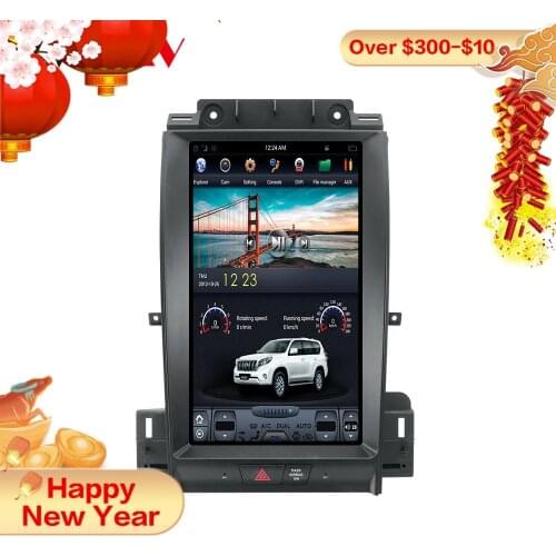 Vertical tesla style Android Car multimedia player For Ford Taurus 2012 2013 2014 2015 2016 BT radio tape recorder stereo screen
