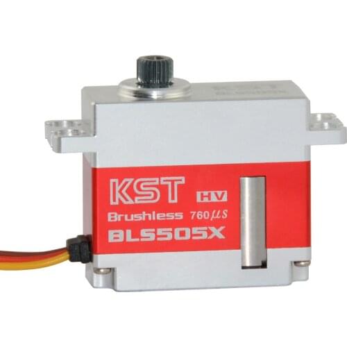 KST BLS505X Helicopter Servo 6v 3.8kg Torque Brushless Digital HV Servo Motor For RC Robot Helicopter Airplane Controls Car