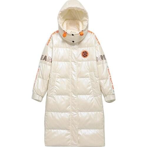 Womens Winter Down Jacket 2021 New Long Women Parkas mujer Thick Warm Snow Coats Korean Hoodies Black Puffer Jacket for Woman