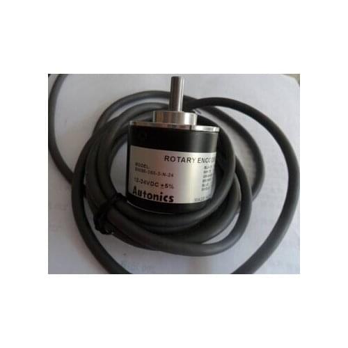 1pcs encoder for Autonics / E40S6-1024-6-L-5 solid shaft photoelectric encoder / Long cable driving rotary encoder