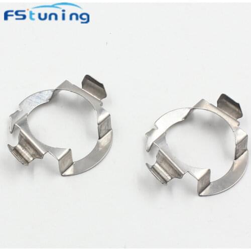 FStuning Car H7 LED Headlight Bulb Holder Adapter Lamp Base for A1 A2 A3 A3L A4L A6L A8 A5 H7 LED Headlight Bulbs Socket Adaptor