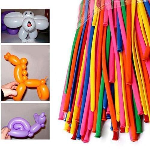 200Pcs Long Animal Mixed Color Knot Making Twist Balloons Latex Balloon Wedding Birthday Party Decoration Balloons