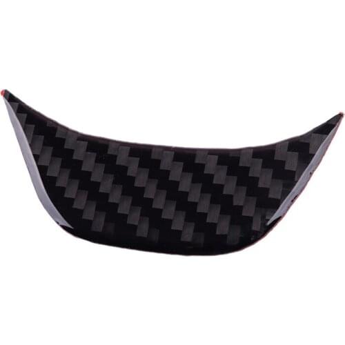 Car Accessories Carbon Fiber Steering Wheel Lower Trim Cover Frame Fit For Chevrolet Malibu 2016 2017 2018 2019