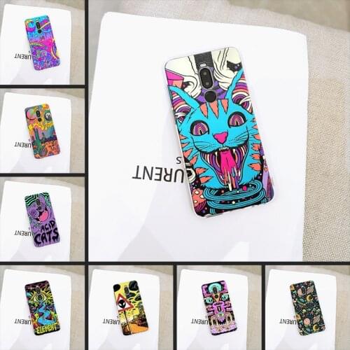 For Meizu 16Xs 16s 17 Pro 16T Phone Case Silicone Transparent Abstract Cat Art Space Soft For Meizu X8 M10 Note 8 9 Back Cover