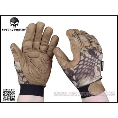 Emerson Tactical Full Finger Lightweight Camouflage Glove EM8722 Highlander