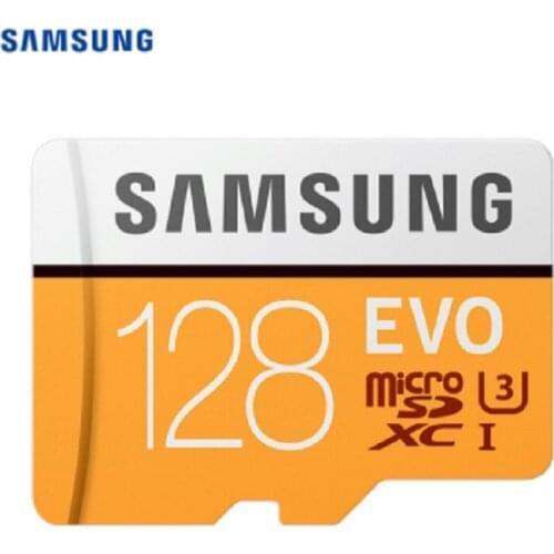 SAMSUNG EVO Plus Micro SD TF 128G 100MB/S Memory Card Class10 U3 UHS-1 4K Cartao