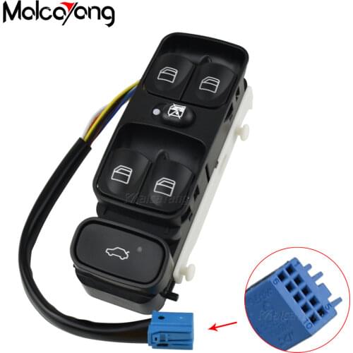 Car Front Left Driver Side Electric Power Window Master Switch Button For Mercedes-Benz SL500 C CLASS W203 C200 C220 A2038210679