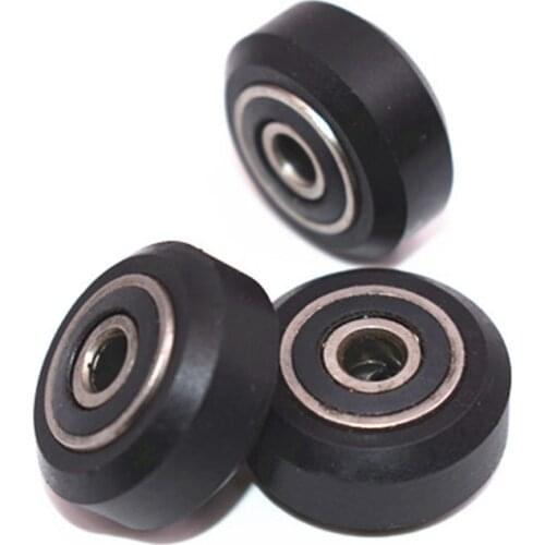 1pcs Delrin kit solid twin tire tire tire, roller bearing 625 POM for CNC / 3D printer components