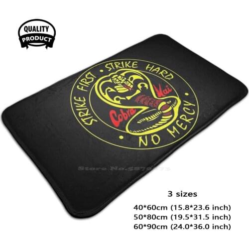 Kai - Strike First Strike Hard No Mercy Door Mat Foot Pad Home Rug Official Kai Karate Kid Kai No Mercy Strike First Strike