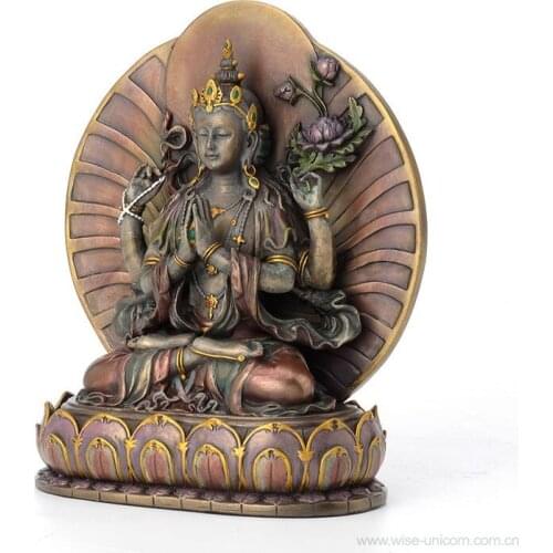 Creative Buddha four-arm guanyin birthday gift home decoration factory direct sale hot style special offer