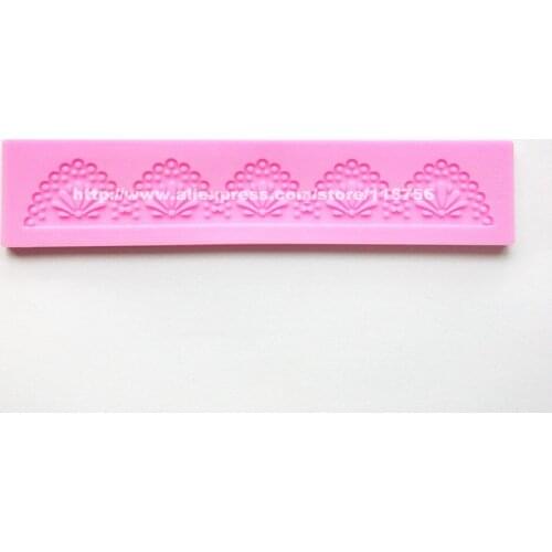 Best Seller! Free Shipping Fondant Cake Lace Silicone Mold Sugar Paste Sugar Art Tools Cake Decoration 610