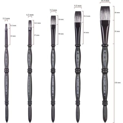 1PC 87F bamboo handle squirrel hair mixed watercolor art watercolor paint brush