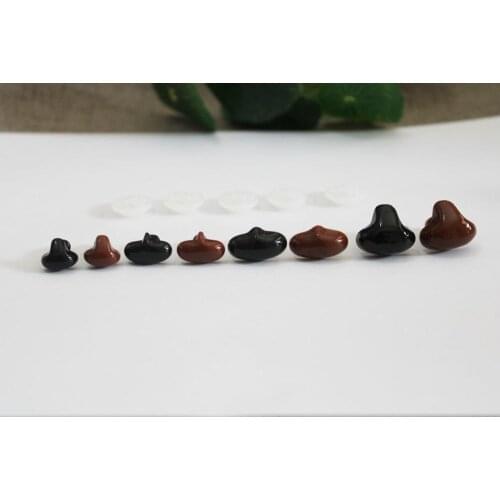 40pcs--12x10mm/16x10mm/20x11mm/20x17mm new design plush toy animal safety nose + washer--size & color option