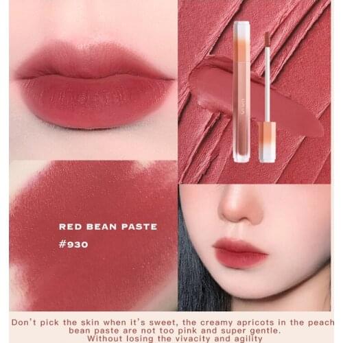 Portable Velvet Matte Lip Glaze Easy To Color Non-marking Lipstick Sexy Red Lip Tint Makeup Cosmetic Maquiagem TSLM1
