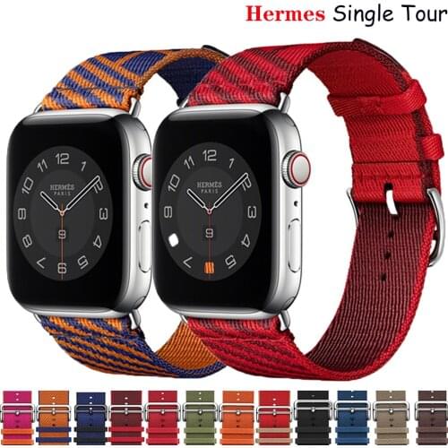 Jumping Single Tour Strap for Apple watch band 44mm 42mm correa iWatch 40mm 38mm Wristband bracelet apple watch serie 5 4 3 Se 6