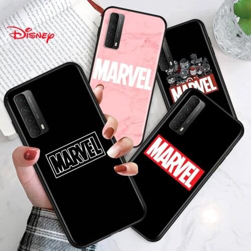 Silicone Cover Marvel Logo For Huawei Y9S Y6S Y8S Y9A Y7A Y8P Y7P Y5P Y6P Y7 Y6 Y5 Pro Prime 2020 2019 Phone Case